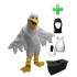 Kostüm Albatros 3 + Haube + Kissen + Tasche (Werbefigur)
