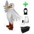Kostüm Möve + Haube + Kissen + Tasche (Werbefigur)