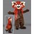 Kostüm Roter Panda Maskottchen 6 (Hochwertig)