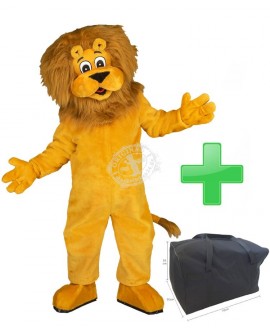 Kostüm Löwe Maskottchen 16 + Tasche "L" (Hochwertig)