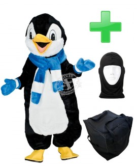 Pinguin Kostüm 7 + Tasche "L2" + Hygiene Maske (Hochwertig)