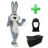 Kostüm Hase 11 + Tasche Star + Hygiene Maske (Hochwertig)