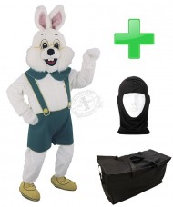 Kostüm Hase 10 + Tasche "Star" + Hygiene Maske (Hochwertig)