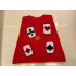 Kostüm Hasen 12 + Tasche "Star" + Hygiene Maske (Hochwertig)