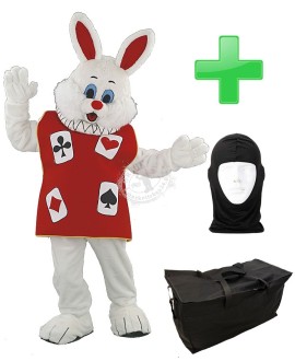 Kostüm Hasen 12 + Tasche "Star" + Hygiene Maske (Hochwertig)