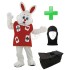 Kostüm Hasen 12 + Tasche "Star" + Hygiene Maske (Hochwertig)