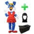 Kostüm Hasen 16 + Tasche "Star" + Hygiene Maske (Hochwertig)