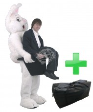Kostüm Hase mit Zylinder + Tasche XXL (Hochwertig)