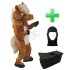 Kostüm Pferd 6 + Tasche Star + Hygiene Maske (Hochwertig)