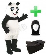 Kostüm Panda 6 + Tasche "Star" + Hygiene Maske (Hochwertig)