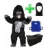 Kostüm Gorilla 6 + Tasche Star + Hygiene Maske (Hochwertig)