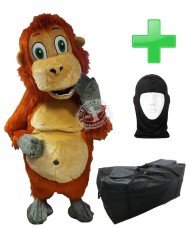 Kostüm Orang Utan / Affe + Tasche "XL" + Hygiene Maske (Hochwertig)