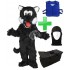 Kostüm Wolf 13 + Kühlweste "Blue M24" + Tasche "Star" + Hygiene Maske (Hochwertig)