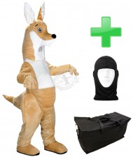 Kostüm Känguru 4 + Tasche "Star" + Hygiene Maske (Hochwertig)