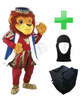 Kostüm Löwe 15 + Tasche "L2" + Hygiene Maske (Hochwertig)
