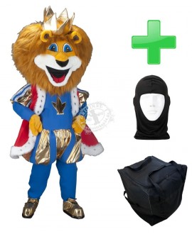 Kostüm Löwe 13 + Tasche L2 + Hygiene Maske (Hochwertig)