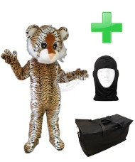 Kostüm Tiger 10 + Tasche "Star" + Hygiene Maske (Hochwertig)