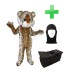 Kostüm Tiger 16 + Tasche "Star" + Hygiene Maske (Hochwertig)