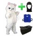 Kostüm Katze 8 + Kühlweste "Blue M24" + Tasche "Star" + Hygiene Maske (Hochwertig)