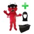 Kostüm Teufel 7 + Tasche "Star" + Hygiene Maske (Hochwertig)