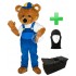 Kostüm Bär 20 + Tasche "Star" + Hygiene Maske (Hochwertig)