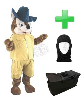 Kostüm Reh 1 + Tasche "Star" + Hygiene Maske (Hochwertig)