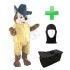 Kostüm Reh 1 + Tasche "Star" + Hygiene Maske (Hochwertig)