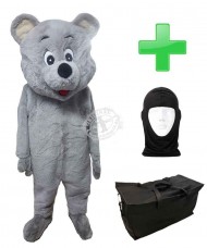 Kostüm Bär 25 + Tasche "Star" + Hygiene Maske (Hochwertig)