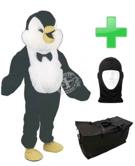 Kostüm Pinguin 8 + Tasche "Star" + Hygiene Maske (Hochwertig)