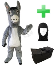 Kostüm Esel 3 + Tasche "Star" + Hygiene Maske (Hochwertig)