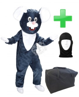 Kostüm Maus 17 + Tasche "L" + Hygiene Maske (Promotion)