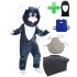 Kostüm Maus 17 + Kissen + Kühlweste "Blue M24" + Tasche "L" + Hygiene Maske (Promotion)