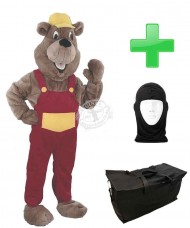 Kostüm Hamster / Biber 8 + Tasche "Star" + Hygiene Maske (Hochwertig)