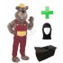 Kostüm Hamster / Biber 8 + Tasche "Star" + Hygiene Maske (Hochwertig)
