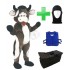 Kostüm Kuh 7 + Kühlweste "Blue M24" + Tasche "Star" + Hygiene Maske (Hochwertig)