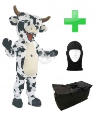 Kostüm Kuh 6 + Tasche "Star" + Hygiene Maske (Hochwertig)
