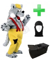 Kostüm Wolf 14 + Tasche "Star" + Hygiene Maske (Hochwertig)