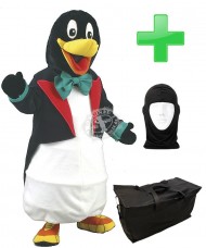 Kostüm Pinguin 9 + Tasche "Star" + Hygiene Maske (Hochwertig)