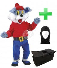 Kostüm Wolf 10 + Tasche "Star" + Hygiene Maske (Hochwertig)