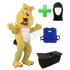 Kostüm Dogge 8 + Kühlweste "Blue M24" + Tasche "Star" + Hygiene Maske (Hochwertig)