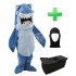 Kostüm Hai + Tasche "Star" + Hygiene Maske (Hochwertig)