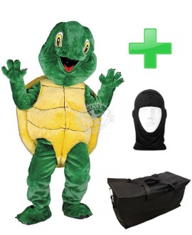 Kostüm Schildkröte 3 + Tasche "Star" + Hygiene Maske (Hochwertig)