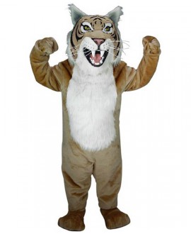 Kostüm Luchs / Rotluchs Maskottchen 4 (Werbefigur)