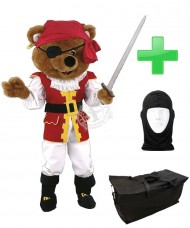 Kostüm Bär 18 + Tasche "Star" + Hygiene Maske (Hochwertig)