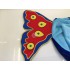 Kostüm Schmetterling Maskottchen 1 (Hochwertig)