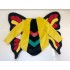Kostüm Schmetterling 2 + Kühlweste "Blue M24" + Tasche "Star" + Hygiene Maske (Hochwertig)