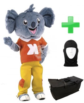 Kostüm Koala + Tasche "Star" + Hygiene Maske (Hochwertig)