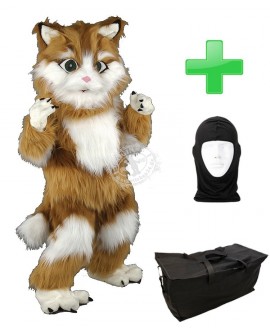 Kostüm Katze 12 + Tasche "Star" + Hygiene Maske (Hochwertig)