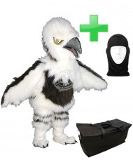 Maskottchen Adler Küken + Tasche "Star" + Hygiene Maske (Hochwertig)