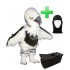 Maskottchen Adler Küken + Tasche "Star" + Hygiene Maske (Hochwertig)